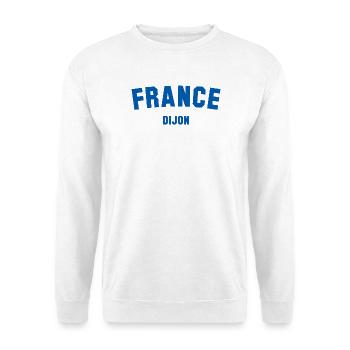Dijon, France, France - Sweat-shirt Unisexe - blanc - Devant