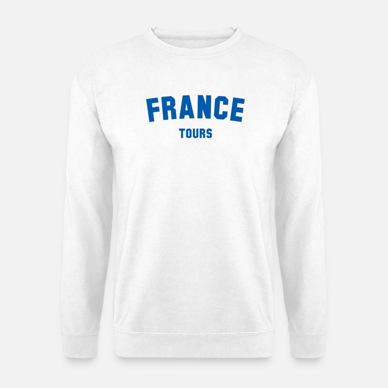 Tours France Frankreich - Unisex Pullover - Weiß