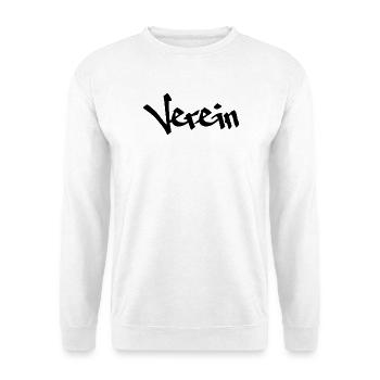 Verein - Unisex Pullover - Weiß - Vorne - Alina (178cm) & Michal (187cm)
