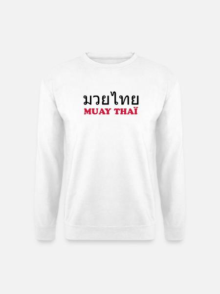 Muay Thai - Sweat-shirt Unisexe - blanc