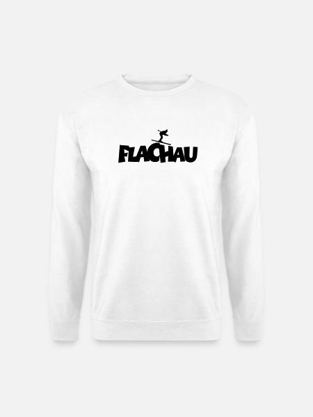 Flachau Ski Skifahrer Wintersport - Unisex Pullover - Weiß