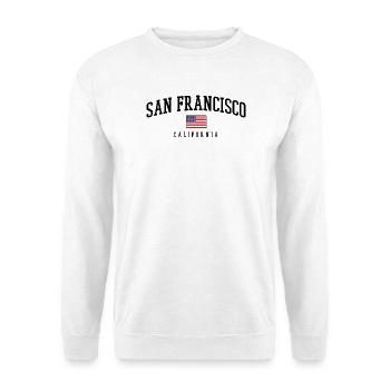 San Francisco Usa - Unisex Sweatshirt - white - Front