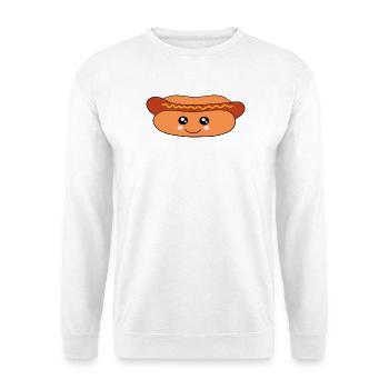 Kawaii, saucisses, saucisses, boucher - Sweat-shirt Unisexe - blanc - Devant