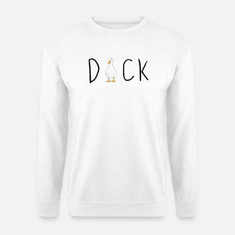DUCK - Unisex Sweatshirt - white
