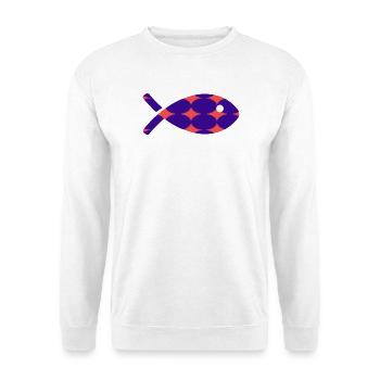 FISCH - Unisex Pullover - Weiß - Vorne