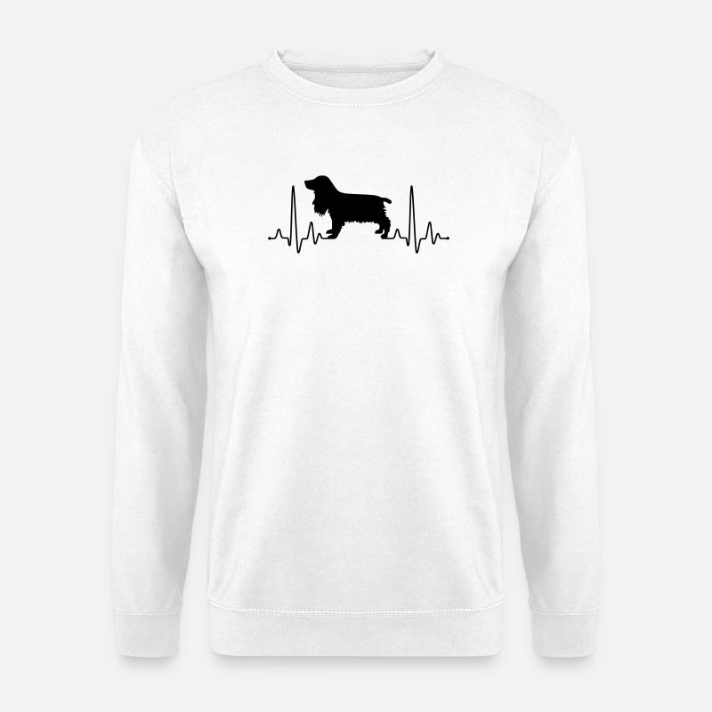 Cocker Spaniel Plus - Unisex Sweatshirt - white