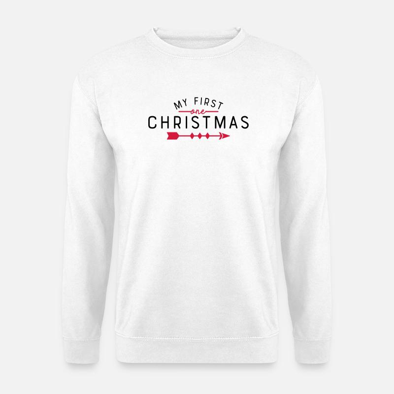 my first Christmas - Unisex Pullover - Weiß