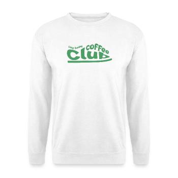 Lazy Sunday Coffee Club - Unisex Sweatshirt - white - Front