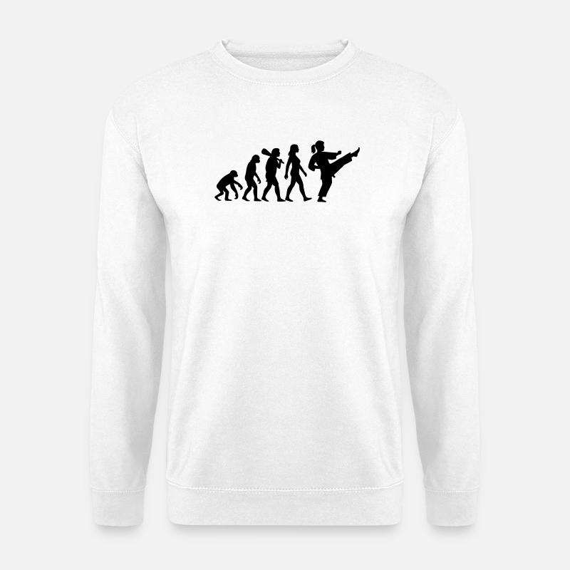 Karate Evolution - Unisex Pullover - Weiß