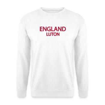 English Landscape Motif in Red Tone - Unisex Sweatshirt - white - Front