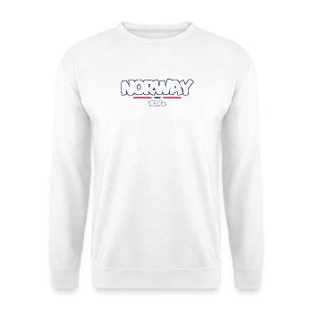 Norvège - Norvège - Norvège - Drapeau - Scandinavie - Sweat-shirt Unisexe - blanc - Devant