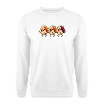 Thanksgiving Truthahn Baby - Unisex Pullover - Weiß - Vorne