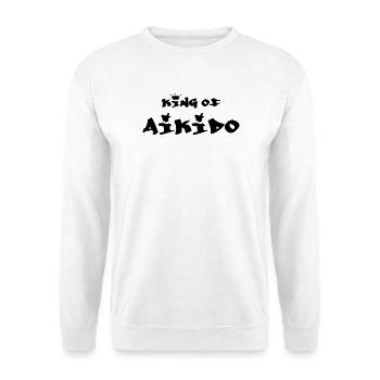 der König des Aikido - Unisex Pullover - Weiß - Vorne