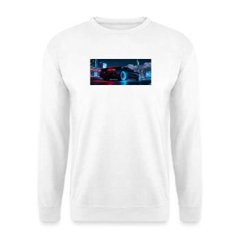 Neonflitzer Stadtnacht - Unisex Pullover - Weiß - Vorne