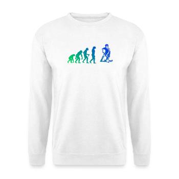 Déclaration pour tout le floorball - Sweat-shirt Unisexe - blanc - Devant
