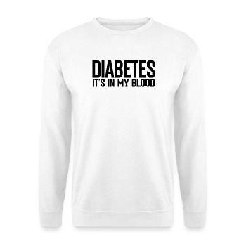 diabetes - Unisex Sweatshirt - white - Front
