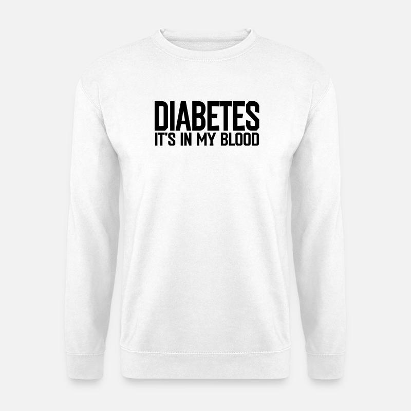 Diabetes - Unisex Pullover - Weiß