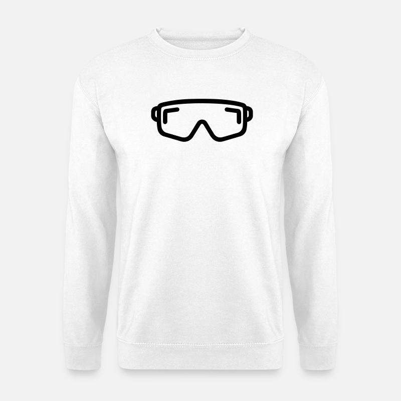 Schutzbrille - Unisex Pullover - Weiß