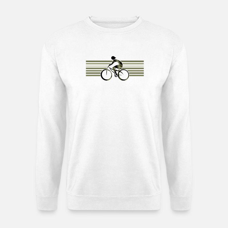 Radfahrer - Unisex Pullover - Weiß