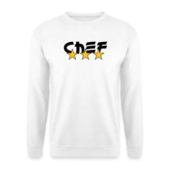 Chef - Cuisine - Cuisinier - Sweat-shirt Unisexe - blanc - Devant