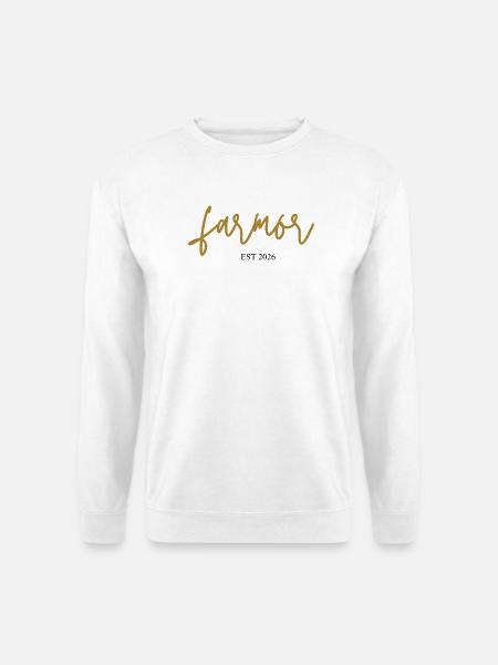 Farmor Est 2026 - Unisex Sweatshirt - white