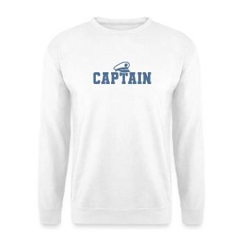 Kapitän Bootsfahrer Sailor Sailing Nautical Boat - Unisex Pullover - Weiß - Vorne