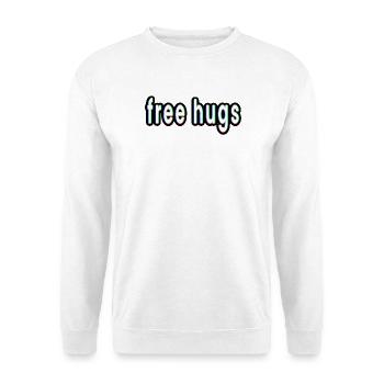 Kostenlose Umarmungen - Unisex Pullover - Weiß - Vorne