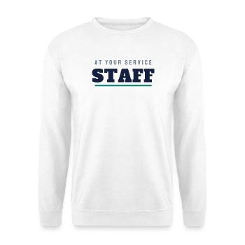 Staff College Lettering - Staff Team - Unisex Sweatshirt - white - Front
