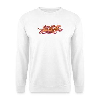 Liebe für Alle - Unisex Pullover - Weiß - Vorne - Alina (178cm) & Michal (187cm)