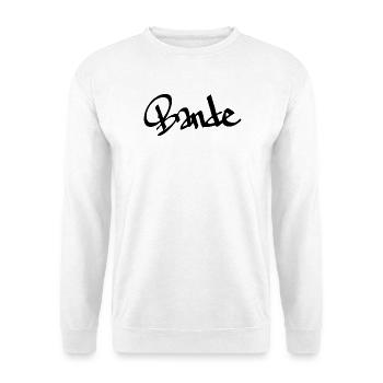 Bande - Unisex Pullover - Weiß - Vorne - Alina (178cm) & Michal (187cm)