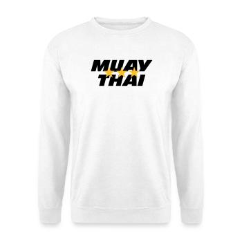 Muay Thai - Sweat-shirt Unisexe - blanc - Devant