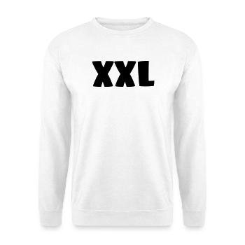 XXL - Unisex Pullover - Weiß - Vorne