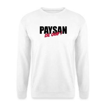 Paysan de ouf ! - Sweat-shirt Unisexe - blanc - Devant