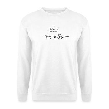 Meine allerbeste Freundin - Unisex Pullover - Weiß - Vorne