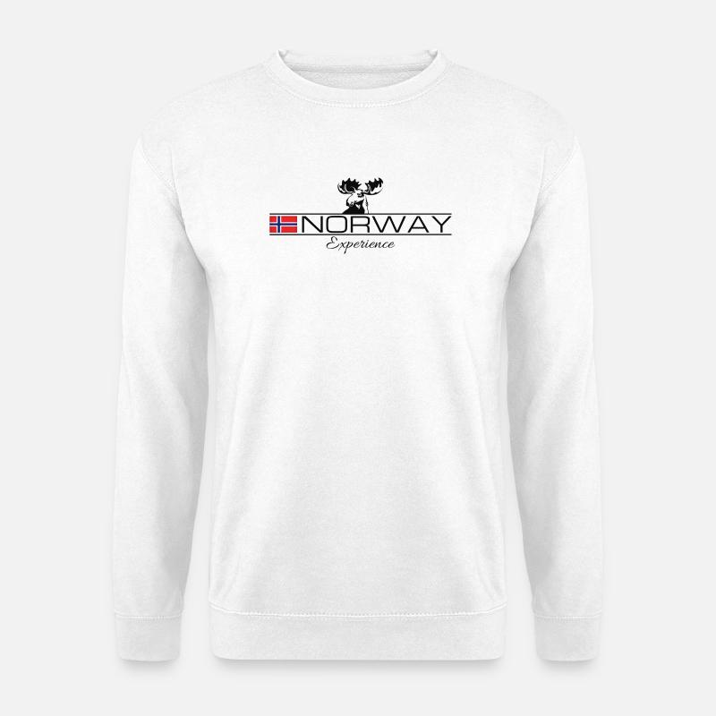 Norway Experience Elch Moose Design - Unisex Sweatshirt - white