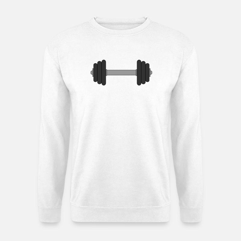Hantel - Unisex Pullover - Weiß