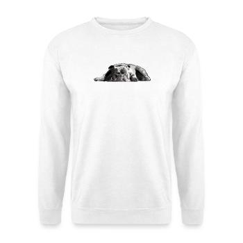 Bulldogge Bulldog - Sweat-shirt Unisexe - blanc - Devant