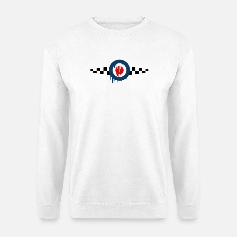 Mod Target skashirts - Unisex Pullover - Weiß