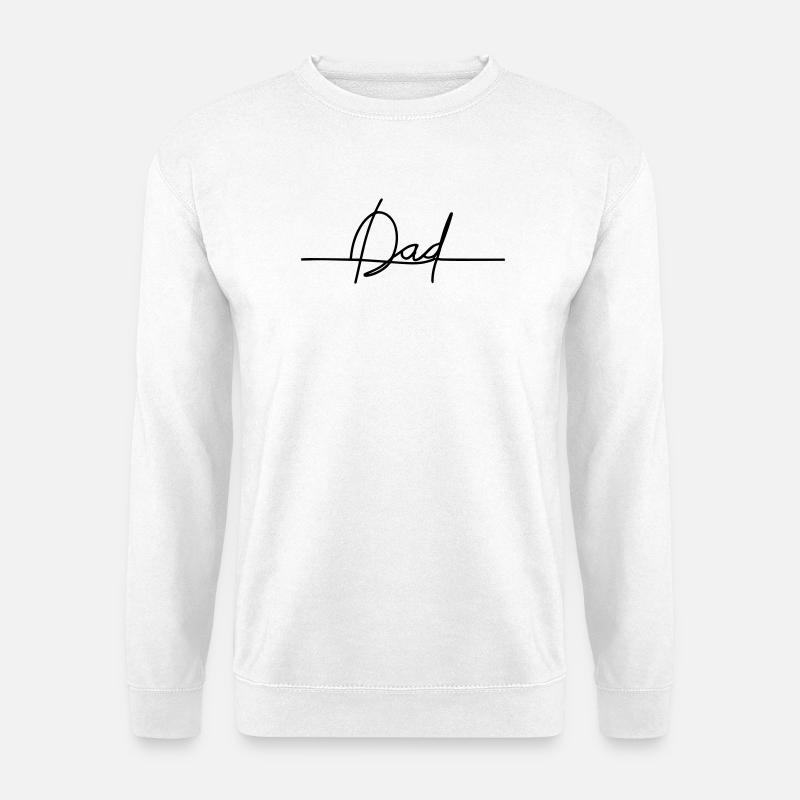 Papa Online Fortlaufend - Unisex Pullover - Weiß