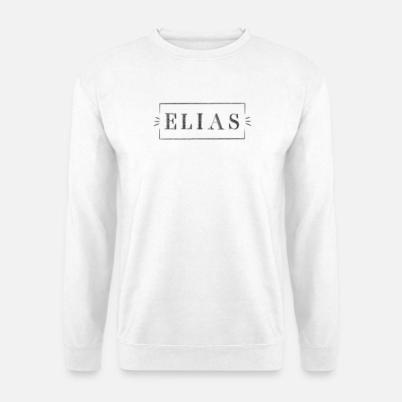 ELIAS in Rahmen - Unisex Pullover - Weiß