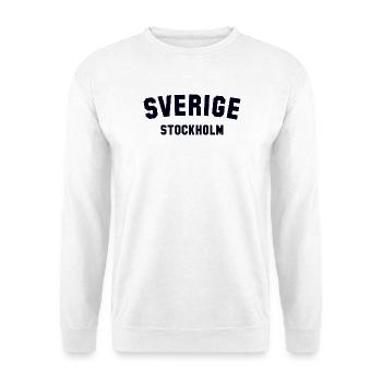 STOCKHOLM Sverige Suède - Sweat-shirt Unisexe - blanc - Devant