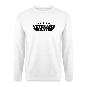 Journée des anciens combattants - Sweat-shirt Unisexe - blanc - Devant
