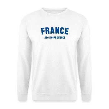 AIX-EN-PROVENCE FRANCE - Unisex Sweatshirt - white - Front