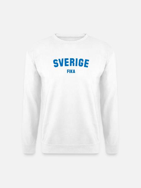 FIKA Sweden Schweden - Unisex Pullover - Weiß