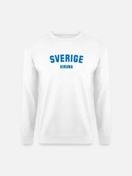 KIRUNA Suède Schweden - Sweat-shirt Unisexe - blanc