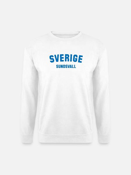 SUNDSVALL, Suède, Suède - Sweat-shirt Unisexe - blanc