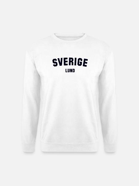 LUND Suède Schweden - Sweat-shirt Unisexe - blanc