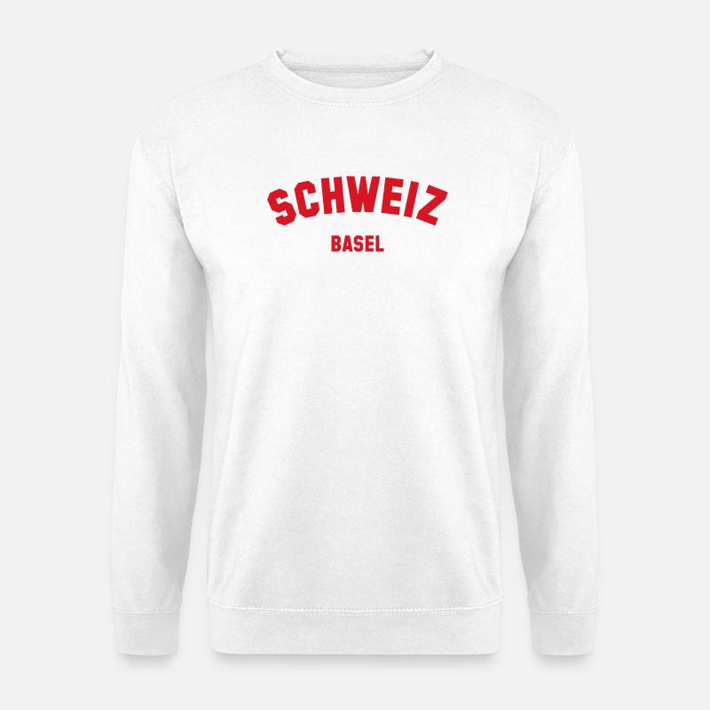BASEL Switzerland Schweiz - Unisex Pullover - Weiß