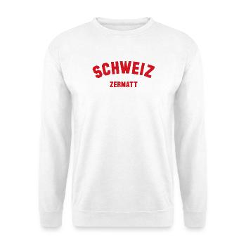 ZERMATT Schweiz Switzerland - Unisex Sweatshirt - white - Front