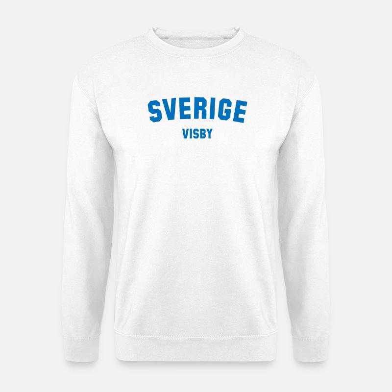 VISBY Sverige Sweden - Unisex Sweatshirt - white
